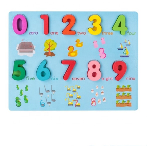 Alphanumeric puzzles wooden toys Geometric shapes Early childhood education  cognitive matching blocks teaching toy