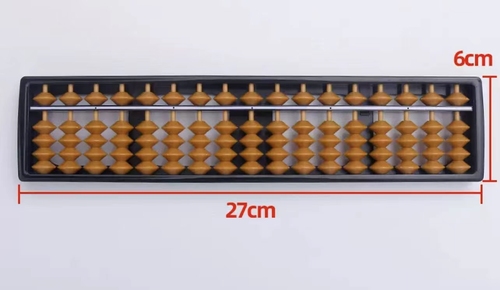 HUAYI Student Soroban 7 9 11 13 15 17 Rods Brown Black ABS Plastic Beads Column Cheap Abacus Soroban japanese abacus sor