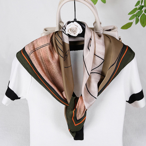 New Style Sweet Classic Polka Dot 27.5 Inch x 27.5 Inch Scarf Women's Small Square Scarves