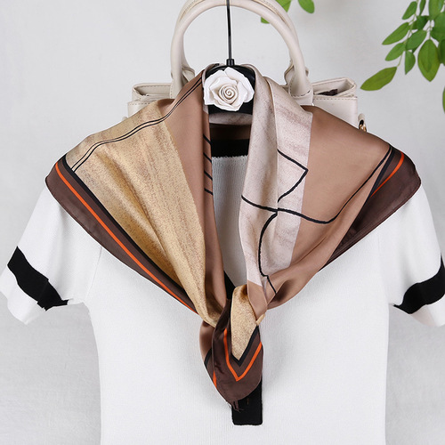 New Style Sweet Classic Polka Dot 27.5 Inch x 27.5 Inch Scarf Women's Small Square Scarves