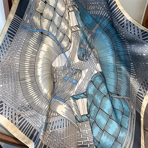 27.5 Inch x 27.5 Inch Small Square Silk Scarves Fashionable Ladies Satin Printed Neck Scarf, Women's Adult Accessory