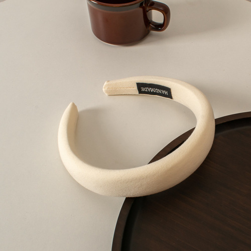 2022 new best selling Plush sponge Headband solid color fashion hair bands for women accessories
