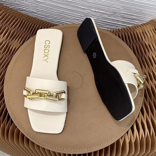 PU Sandals Slippers Womens Shoes Flats Sandals Shoes Flat Slides Flip Flops Beach Sandals Flat Shoes 