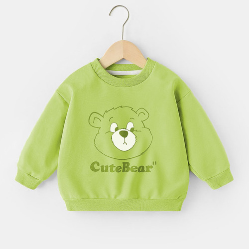 Boy Cartoon Hoodie Autumn Spring And New Clothing Children Baby In The Baby Top Autumn Thin Fashion