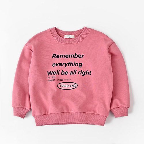 Sports Hoodie Boys And Girls Long Sleeved Undershirt In Spring New 2023 Autumn Winter Children Clothing
