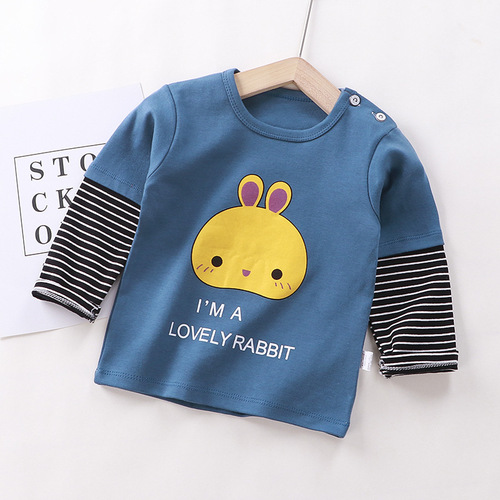 Top Selling Products 2022 Kids Autumn Sweatshirt Boy Cartoon Printed Long Sleeve O-neck 0-7 Years Cheap Children Fashion