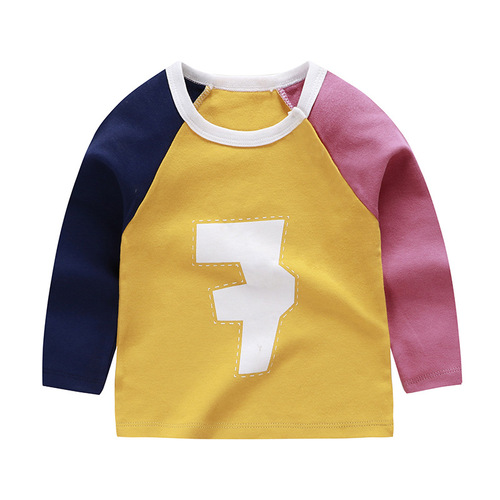 Top Selling Products 2022 Kids Autumn Sweatshirt Boy Cartoon Printed Long Sleeve O-neck 0-7 Years Cheap Children Fashion