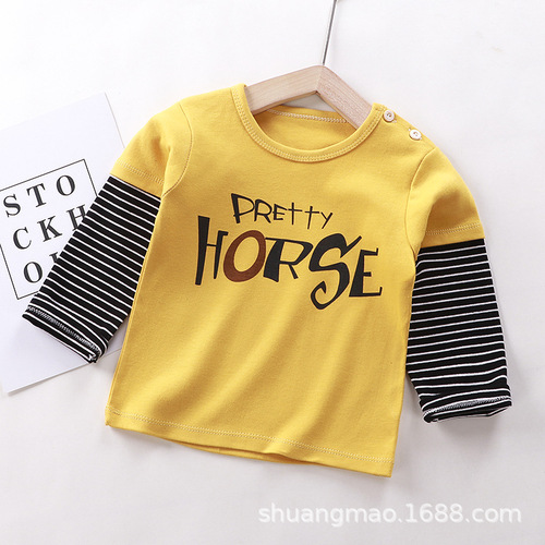 Top Selling Products 2022 Kids Autumn Sweatshirt Boy Cartoon Printed Long Sleeve O-neck 0-7 Years Cheap Children Fashion