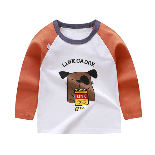 Top Selling Products 2022 Kids Autumn Sweatshirt Boy Cartoon Printed Long Sleeve O-neck 0-7 Years Cheap Children Fashion