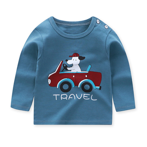 Top Selling Products 2022 Kids Autumn Sweatshirt Boy Cartoon Printed Long Sleeve O-neck 0-7 Years Cheap Children Fashion