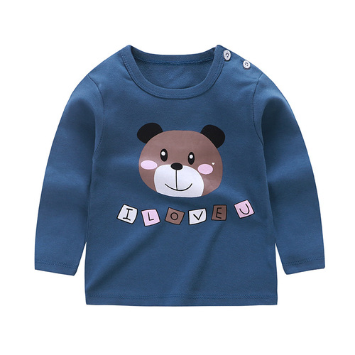 Top Selling Products 2022 Kids Autumn Sweatshirt Boy Cartoon Printed Long Sleeve O-neck 0-7 Years Cheap Children Fashion