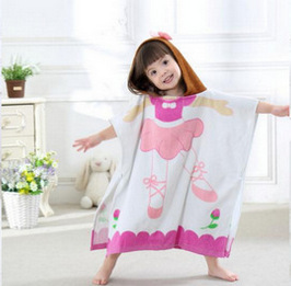 children's quick dry beach towel  kids poncho beach towel hooded beach towel for kids
