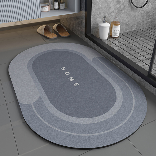 Super Absorbent Floor Mat Quick Drying Non Slip Nordic Style Diatom Mud Bath Mat For Bathroom Floor Dropshipping