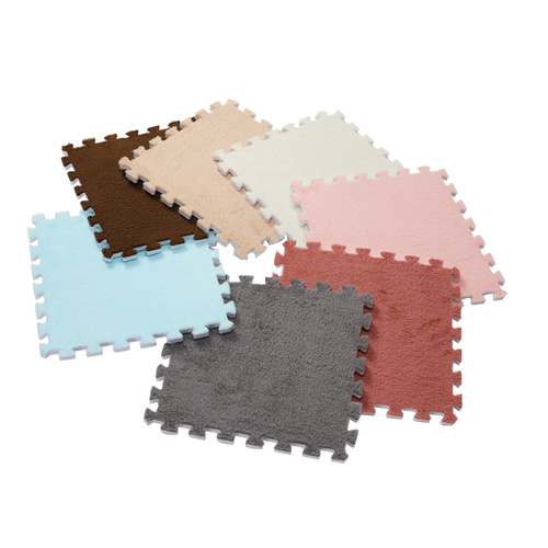 Chocchick  Waterproof Muslin 100X100 Blue Foam Floor Crawl Large Soft  Baby Play Mat For Baby Child