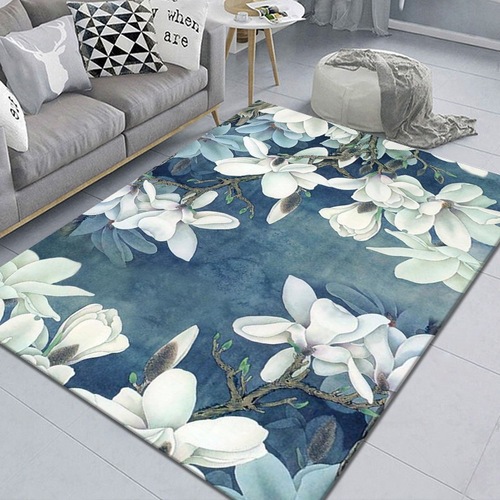 Living Room Bedroom Covered With Printed Carpet Household Large Area Hand-painted Machine Washable Floor Mats