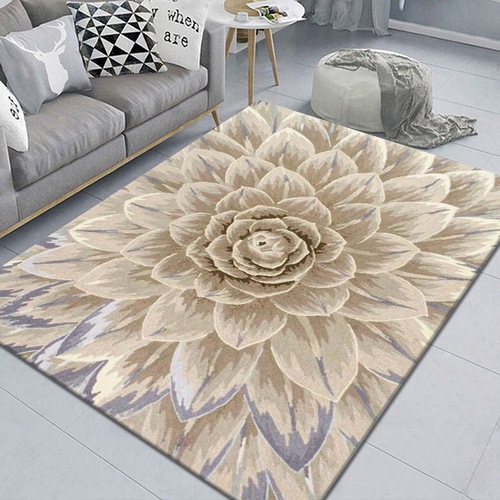 Living Room Bedroom Covered With Printed Carpet Household Large Area Hand-painted Machine Washable Floor Mats