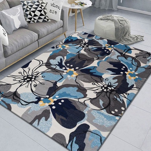 Living Room Bedroom Covered With Printed Carpet Household Large Area Hand-painted Machine Washable Floor Mats