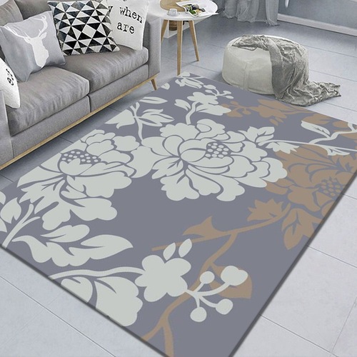 Living Room Bedroom Covered With Printed Carpet Household Large Area Hand-painted Machine Washable Floor Mats