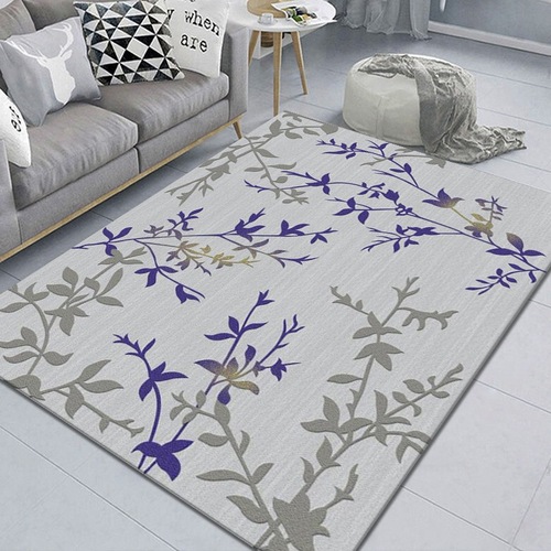 Living Room Bedroom Covered With Printed Carpet Household Large Area Hand-painted Machine Washable Floor Mats