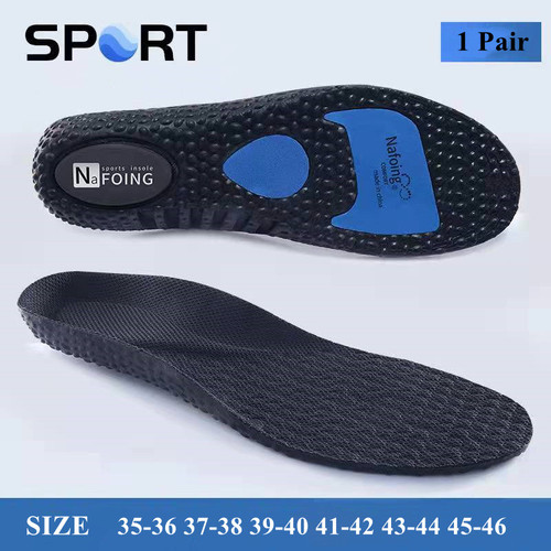 Running Sport Insoles For Shoes Men Comfortable Baskets Insole for Feet EVA Shock Absorption Air Shoe Sole