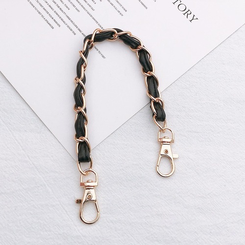 New Arrival Luxury Leather Metal Hanging Free Hands Phone Chain Strap Lanyard Accessories