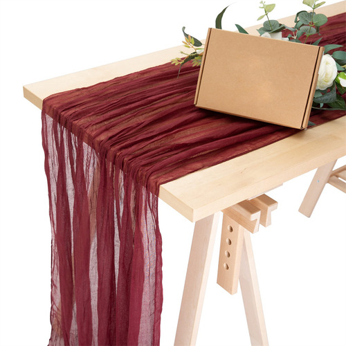  Table Runner Tablecloth Napkin Nordic Country Wedding Party Decoration