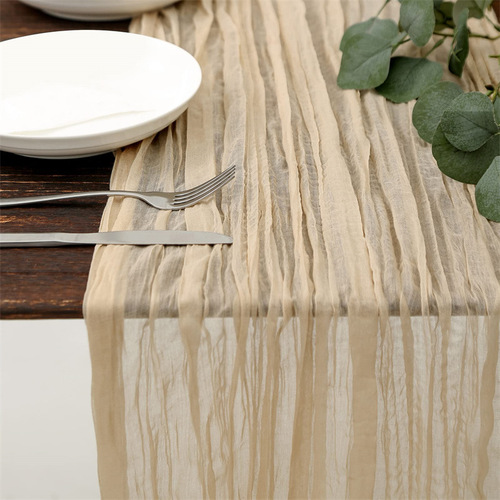  Table Runner Tablecloth Napkin Nordic Country Wedding Party Decoration
