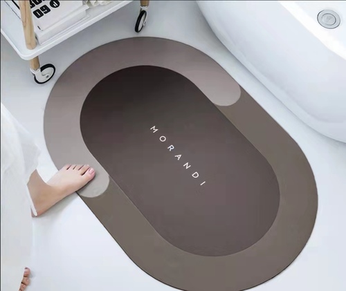 Household items soft diatomite mat fast drying bath mat water absorbing