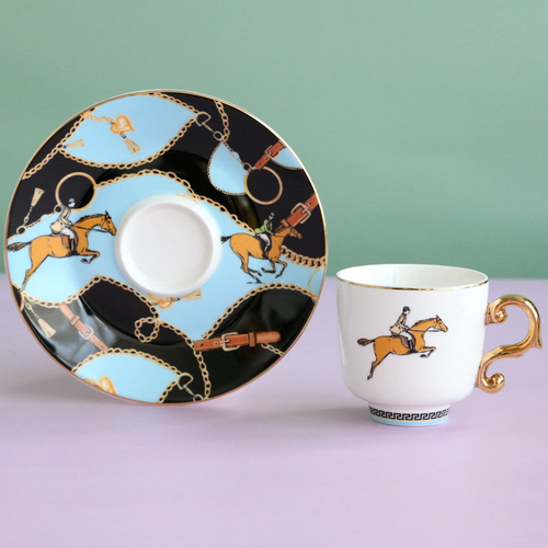 6 Piece Ceramic Espresso Coffee Cup Saucer Set Concentrated Small Mini Turkish Tea Cup Sets With Gift Box