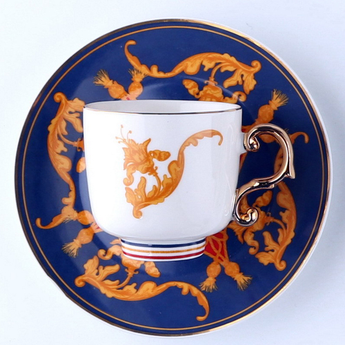 6 Piece Ceramic Espresso Coffee Cup Saucer Set Concentrated Small Mini Turkish Tea Cup Sets With Gift Box