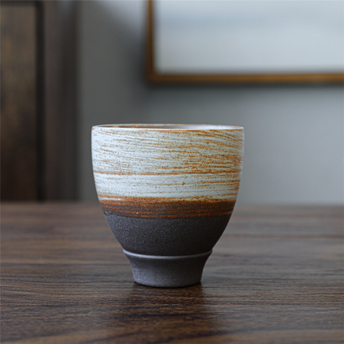 Vintage Matt Ceramic Tea Cup Japanese Style Cup Without Handle Porcelain Espresso Mug Coffee Cups