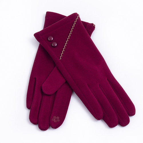 China Good Ladies Fabric Gloves Faux Suede Women Gloves Ladies Fashion Smart Phone Gloves