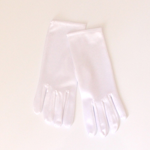 Women Summer Sun Protection Gloves Soft Satin Stretch Dance Performance Gloves Miss Business Etiquette Gloves Party
