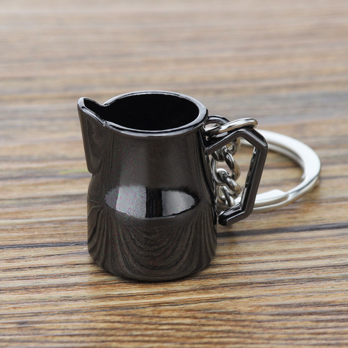 Espresso Coffee Accessories Keychain Moka Pot/Syphon/Kettle/Grinder/Tamper/Milk Jug/Portafilter Coffee Keyring