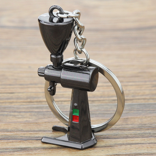 Espresso Coffee Accessories Keychain Moka Pot/Syphon/Kettle/Grinder/Tamper/Milk Jug/Portafilter Coffee Keyring