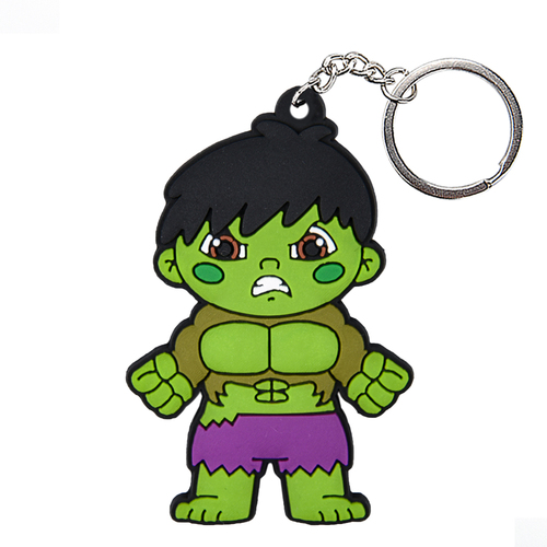 Promotional Cheap  Felt Key Holders Doule Side Embroidery  Printed Wool Felt Keychains Keyrings