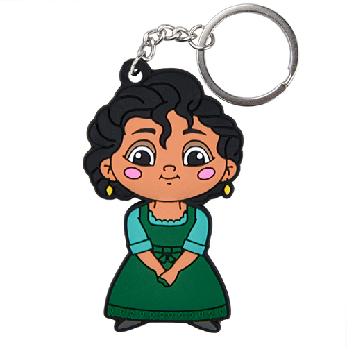 Promotional Cheap  Felt Key Holders Doule Side Embroidery  Printed Wool Felt Keychains Keyrings