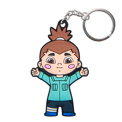 Promotional Cheap  Felt Key Holders Doule Side Embroidery  Printed Wool Felt Keychains Keyrings