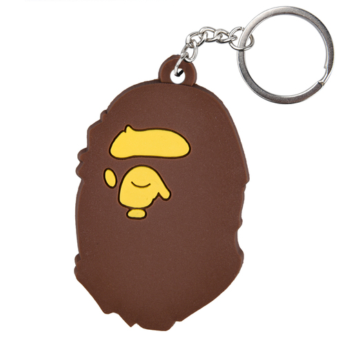 Promotional Cheap  Felt Key Holders Doule Side Embroidery  Printed Wool Felt Keychains Keyrings