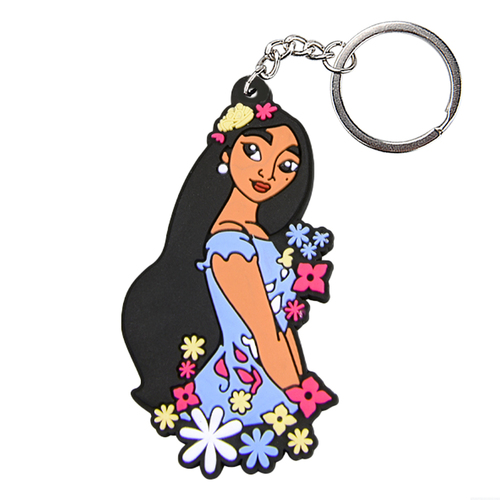 Promotional Cheap  Felt Key Holders Doule Side Embroidery  Printed Wool Felt Keychains Keyrings