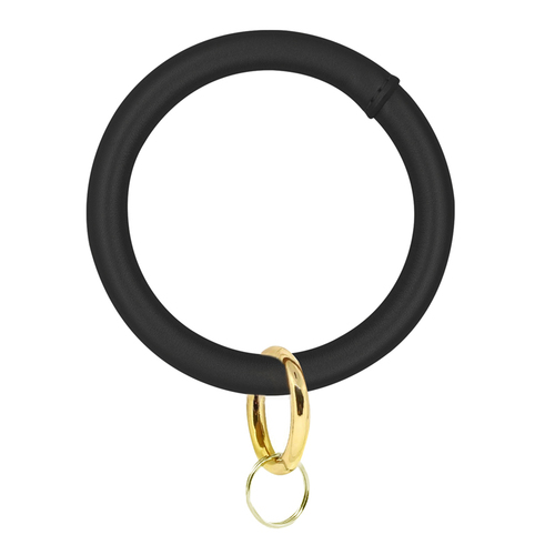 US UK Hot Selling Women Fashion PU Leather Bracelet O Keyring Wristlet Bracelet Keychain