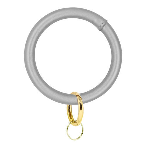 US UK Hot Selling Women Fashion PU Leather Bracelet O Keyring Wristlet Bracelet Keychain