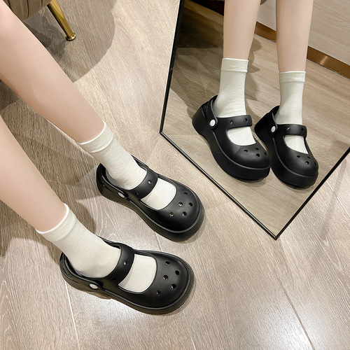 ycfootwear Slippers women's summer 2023 new platform clogs non-slip clogs