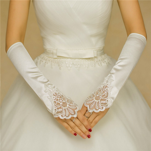 Bride bo be Hot selling   Direct Sale Party  Festival  Long  Wedding  gloves