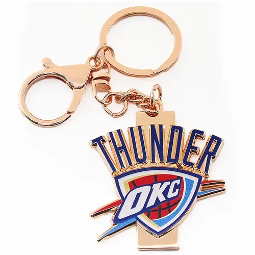 Manufacturers Cheap Metal  hard enamel Keyring Gold Plated 2d/ 3d Key Chain Keychain