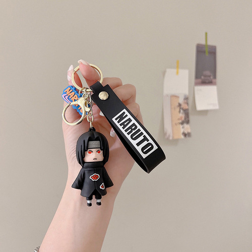 Ghost Slayer Keychain Car Keychain Cartoon Anime Doll Bag Pendant Doll Machine Gift
