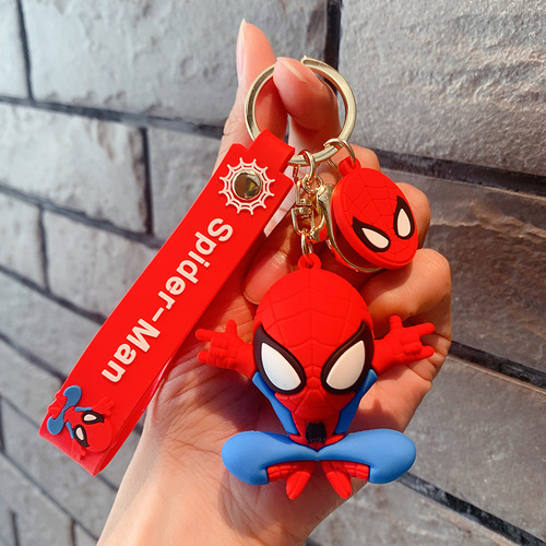 Ghost Slayer Keychain Car Keychain Cartoon Anime Doll Bag Pendant Doll Machine Gift