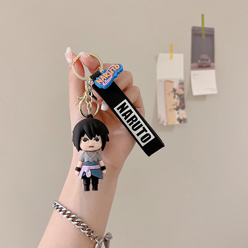 Ghost Slayer Keychain Car Keychain Cartoon Anime Doll Bag Pendant Doll Machine Gift