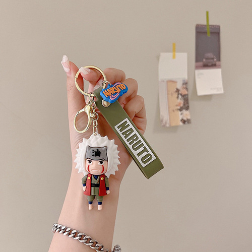 Ghost Slayer Keychain Car Keychain Cartoon Anime Doll Bag Pendant Doll Machine Gift