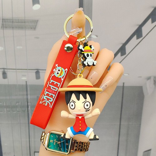 Ghost Slayer Keychain Car Keychain Cartoon Anime Doll Bag Pendant Doll Machine Gift